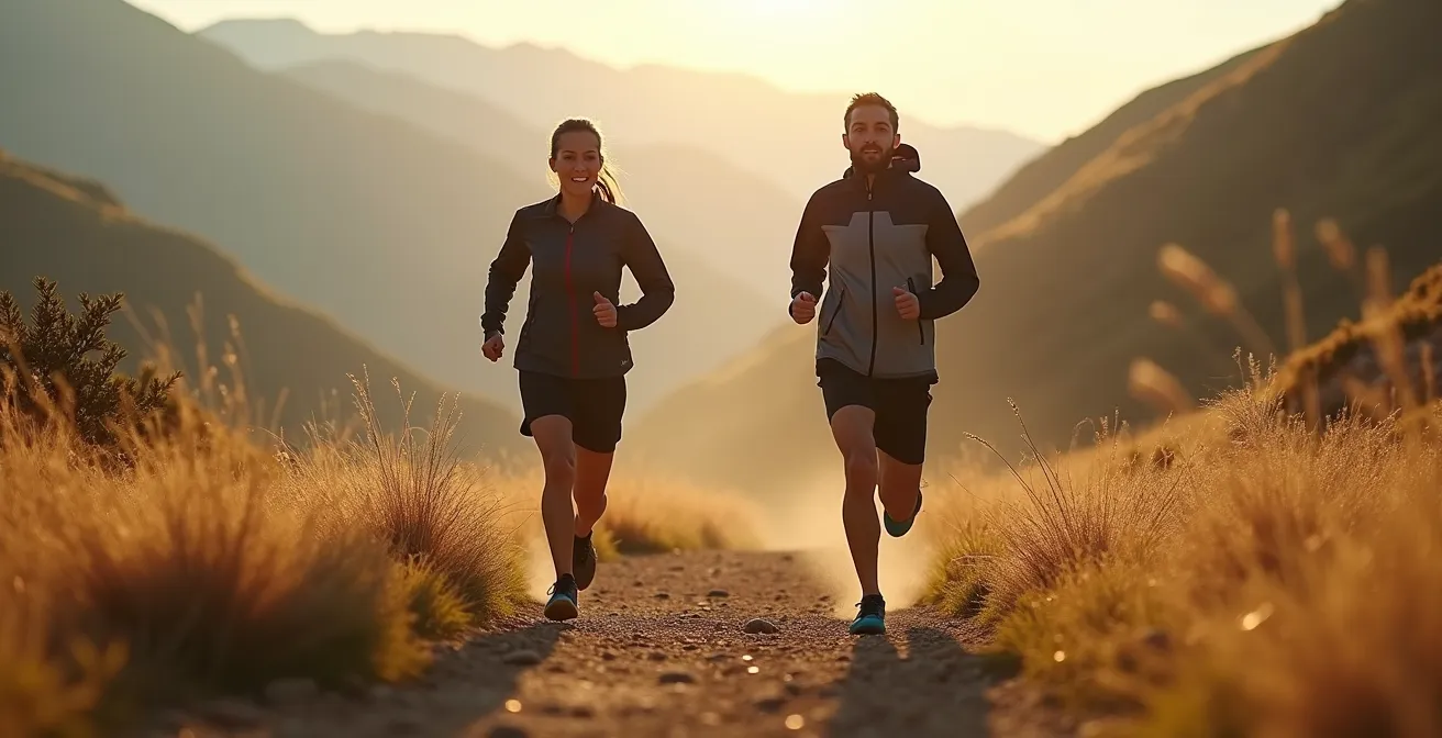 Confronto tra gilet antivento e giacca completa per trail running in ambiente montano