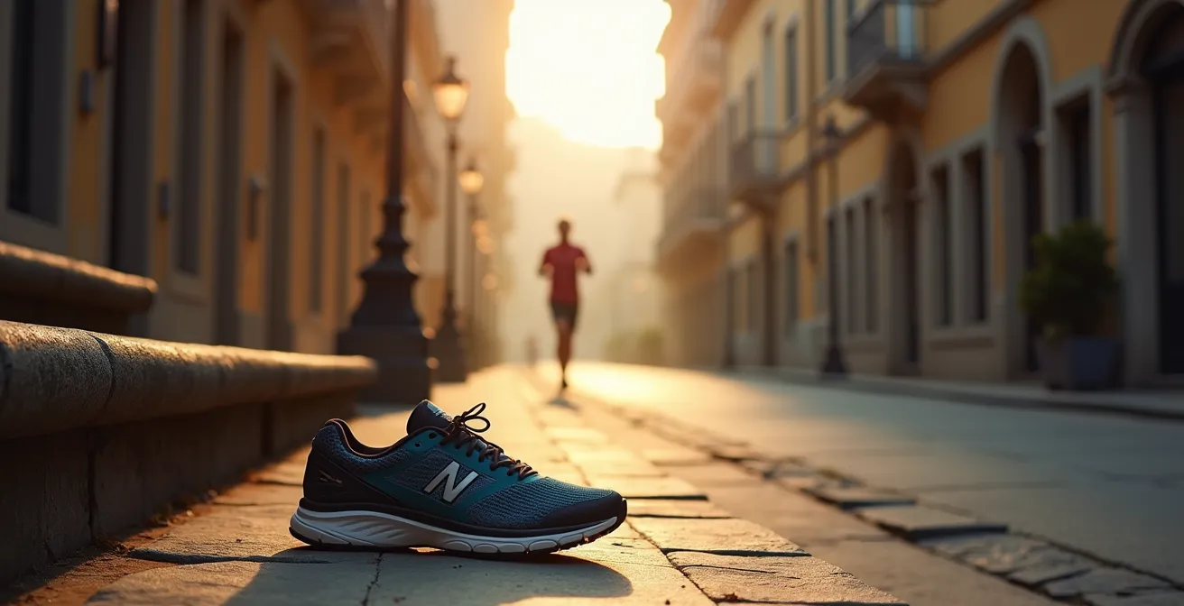 Schema visivo di pianificazione settimanale con giorni di carico e recupero per runner over 40