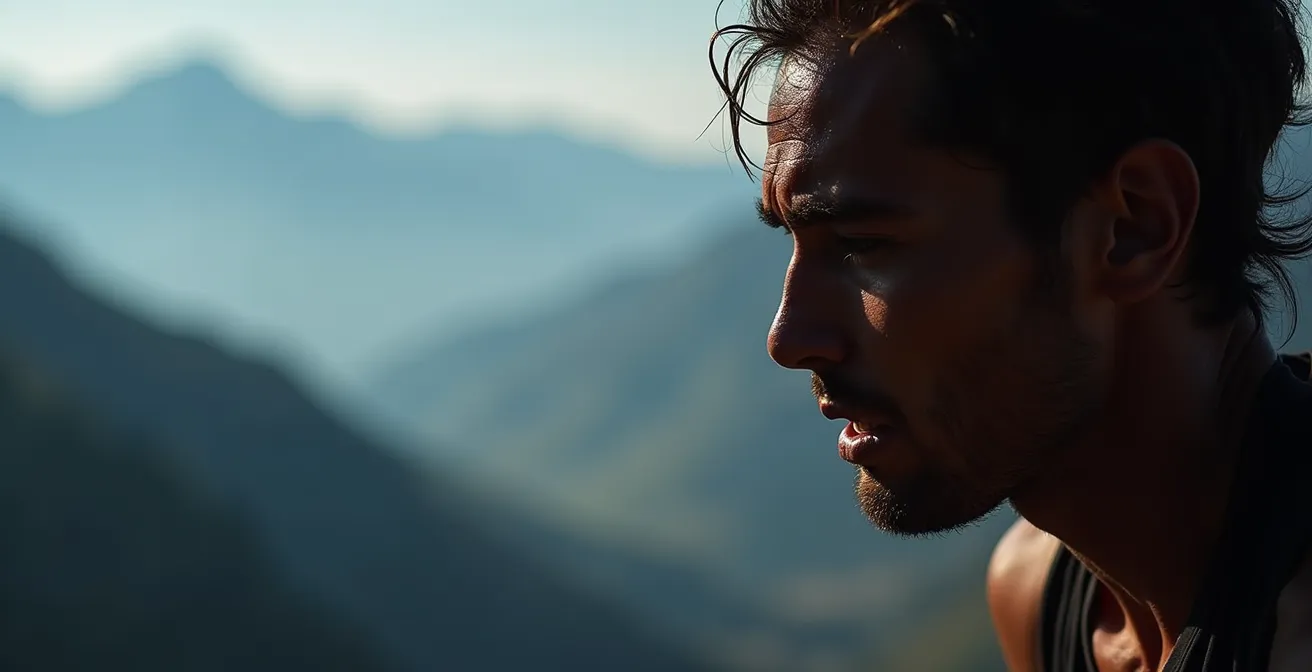 Rappresentazione del cervello e del sistema nervoso durante l'ipossia da altitudine